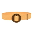 thumbnail image 2 of Yellow Women Belts Polypropylene Summer for Jeans Dress Thin Waist Belt for Ladies One Size, 2 of 3