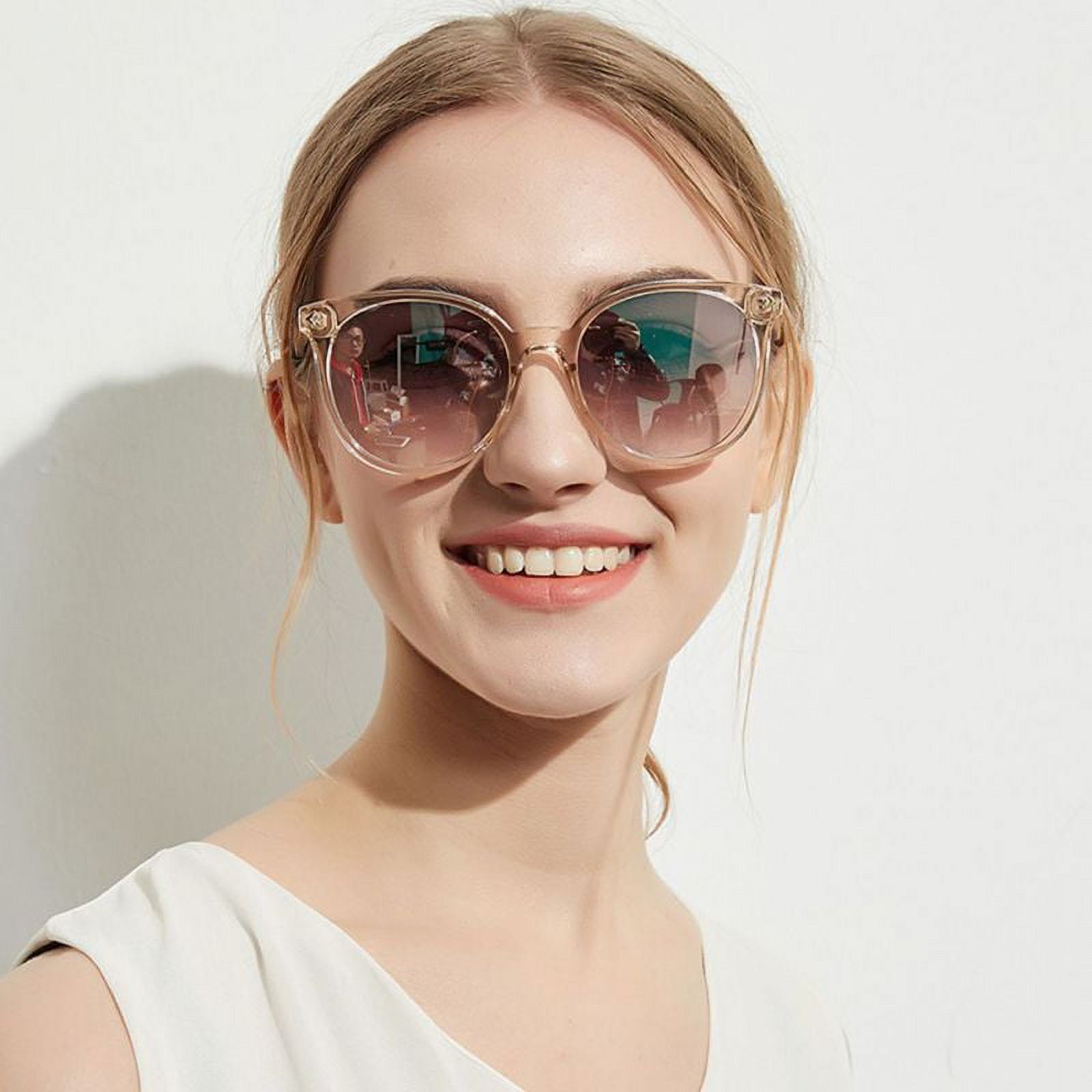 Womens Fashion Sun Glasses UV Protection Sunglasses Polarized Sunglasses - image 4 of 7