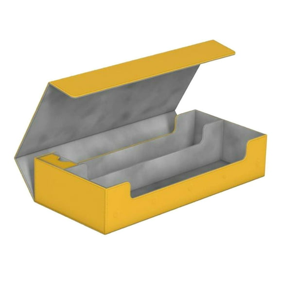 Card Guardian Premium Double Leather Cards Safe Accessible Premium Standard Card Strong Securely Showcase Cards Double Deck Bright Yellow