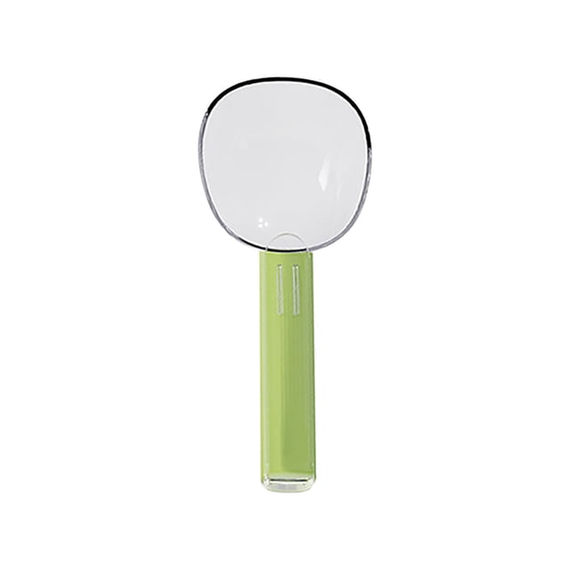 Puntoco Liquidación de suministros de cocina Cuchara medidora de arroz Cuchara de arroz multifuncional de plástico para cocina doméstica Cuchara de sellado y sujeción Cuchara de dopamina 2 en 1 Cu
