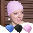 thumbnail image 1 of Xihbxyly Gorro de Natación de Alta Elasticidad E Impermeable, Protección Auditiva para Cabello Largo, Multiusos, Ideal para Piscinas, Aguas Termales y Spas, para Hombres y Mujeres, Tamaño 26 X 16 Cm., 1 of 6