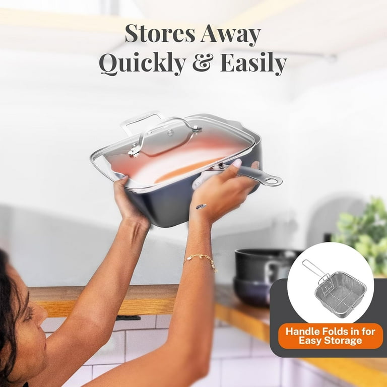 Gotham Steel Nonstick Deep Fry Pan 9.5 Gotham Steel Nonstick Deep Fry Pan 9.5