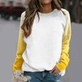 thumbnail image 2 of Bibifish Womens Sweatshirt Gradients Color Print Crewneck Raglan Sleeve Long Sleeve Pullover Tops Casual Loose Fit Daily Sweatshirts, 2 of 6