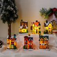 thumbnail image 2 of Adornos navideños Casas pequeñas de resina Micro Paisaje Casa de resina, 2 of 4