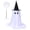 Style-A, variant on Adjustable Height Halloween Witch Ghost Prop 36 to 83 Inch Standing Phantom with Black Hat and Interchangeable Faces Large Outdoor Yard Lawn Garden Porch Holiday Party Decor