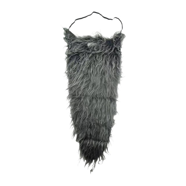 Bigotes largos para disfraces carnaval, escenario, Halloween y fiestas disfraces. gris