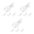 thumbnail image 6 of GOOHOCHY Hemoton 12 pcs Transparent Towel Clips Set with Spring Loaded Beach Towel Clips for Chairs Clear Plastic Towel Clips, 6 of 8