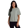 thumbnail image 3 of RBX Active Women's Lightweight Washed Pique Modal Short Sleeve T-Shirt, 3 of 5