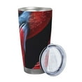 thumbnail image 2 of KLL Closeup Red Flamingo Portrait Print 40oz Stainless Steel Insulated Car Cup with Spillproof Lid - Keep Your Drink Hot or Cold on the Go-Without Straw, 2 of 8