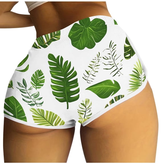 Felirenzacia Women's Mini Shorts Lounge Wear Graphic Comfy Sexy Lightweight Hot Pants Pajama Shorts Multicolor,M