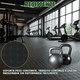 thumbnail image 4 of PISO TAPETE ANTIDERRAPANTE 2X3M PARA GIMNASIO IMPERMEABLE NEGRO TACHON INMATMEX, 4 of 10