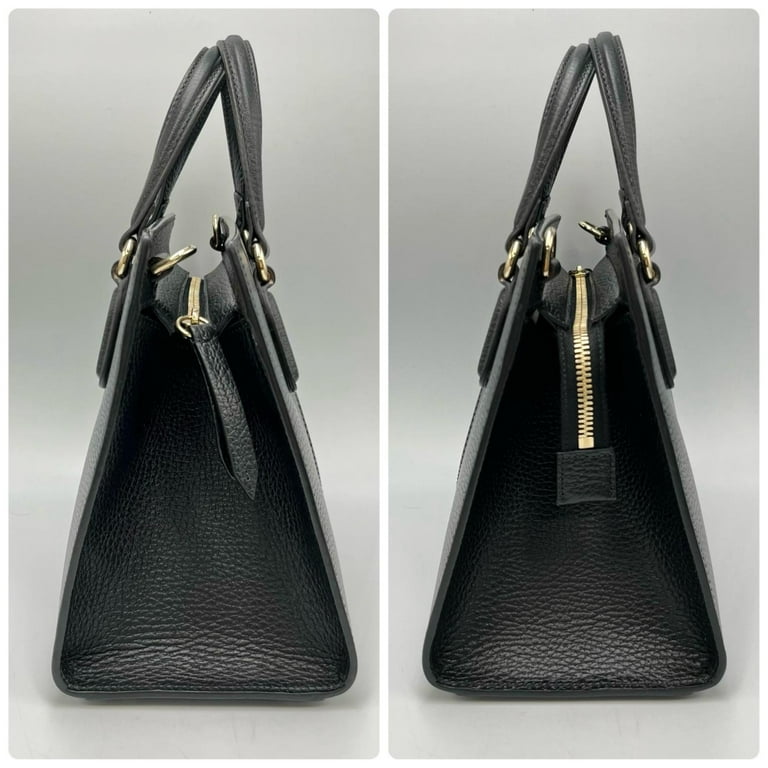 Pre-Owned Gucci Soho 2-way shoulder bag in black leather for women