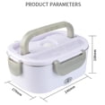 thumbnail image 3 of Electric Lunch Box - Plug-in Food Warmer Lunch Box for Heating Lunch - Portable Food Warmer Lunch Box Warmer for Car - Portable Electric Heating Lunch Box 220, 3 of 4