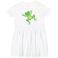 thumbnail image 3 of Inktastic Jumping Frog Girls Toddler Dress, 3 of 5