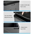 thumbnail image 2 of Inodoro plegable para exteriores, cubo de inodoro para coche, para viajes de camping, senderismo (gris negro) Ndcxsfigh Para Estrenar, 2 of 3