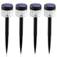 thumbnail image 1 of Luces solares para caminos al aire libre, paquete de 4 luces de paisaje, impermeables, luces LED solares para pasarela trasera para jardín, césped y Patio, 1 of 7