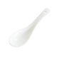 thumbnail image 1 of Juego de 12 cucharas de cucharón de porcelana, cucharas de postre, cucharas de sopa de cerámica blanca de 4,5", 1 of 5