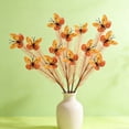 thumbnail image 4 of Hodwiequ Artificial Butterflies Branch Decorative Arrangement Artificial Flower Bouquet Set Props Orange Free Size, 4 of 6