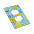 thumbnail image 3 of ZICANCN Outlet Covers Wall Plate, Pineapples Print Blue Background Light Switch Cover Decorative, Duplex Toggle Combo 1-Gang, 3 of 9