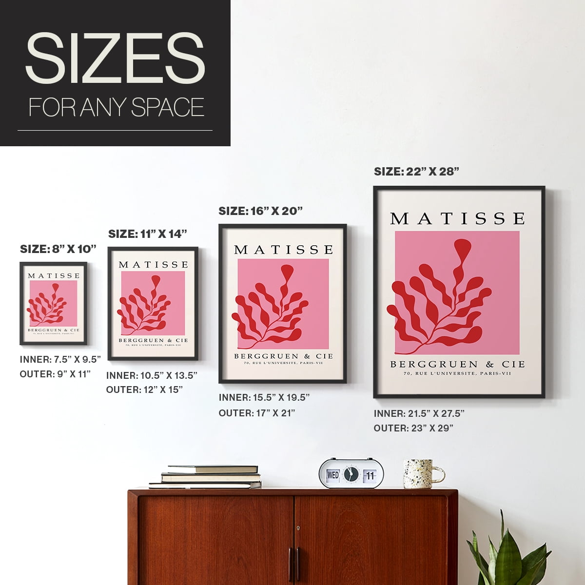 Matisse XLVI Framed Print - Solid Wood