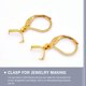 thumbnail image 3 of BRIGHTFUFU 40pcs Ganchos de arete de acero inoxidable Broches de colgante Buckles Accessy Joyas Making Supply, 3 of 7