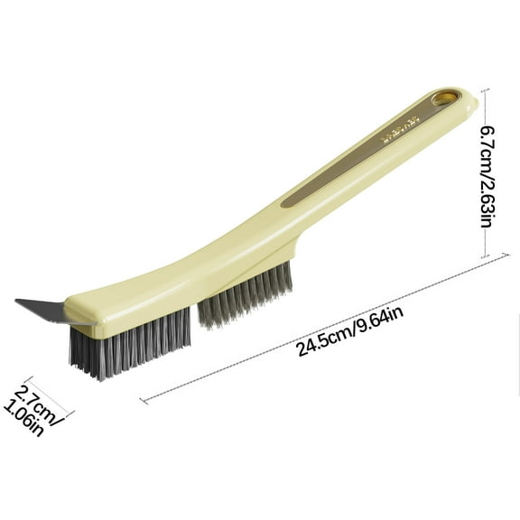 Bdday Car Cleaning Brush A Must-Have Three In One Kitchen Oil Cleaning and Gas Stove Steel Wire Brush At Home Small Brush