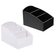 2 Pcs Cosmetic Containers Coffee Pod Storage Box for Food Plastic Drink Pouches Organizer Dispenser Office