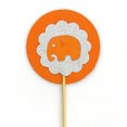 thumbnail image 2 of Darling Souvenir, Elephant Cupcake Toppers, Birthday/ Baby Shower Party Dessert Decorations - Pack Of 20, 2 of 3