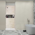 thumbnail image 2 of Transolid Swk363672 Saramar 36" W X 36" D X 72" H Three Panel Shower Wall Kit - Biscotti, 2 of 7