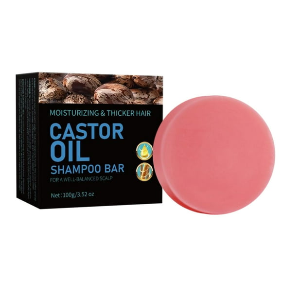 yelldesk Clearance Castor Oil Shampoo Stick Natural Shampoo For Dandruff Removal Nourishing Hair Moisturizing Nourishing Scalp Improving Restlessness Shampoo Soap For