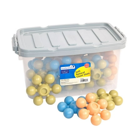 Excellerations Natural Tones Giant Stars - 20 Pieces