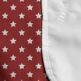 thumbnail image 4 of 4th of July Microwave Oven Cover, Repeated Style American Patriotic Stars Party Symmetric Illustration, Water Resistant Organizer with Pockets for Kitchen, 36" x 12", Raspberry Off White, by Ambesonne, 4 of 4