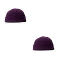 thumbnail image 2 of Qarigey Gorro de a prueba de frío para mantener el calor a prueba de viento gorro de lana transpirable para deportes al aire libre gorros Púrpura 2piezas Qarigey CBP227976, 2 of 6
