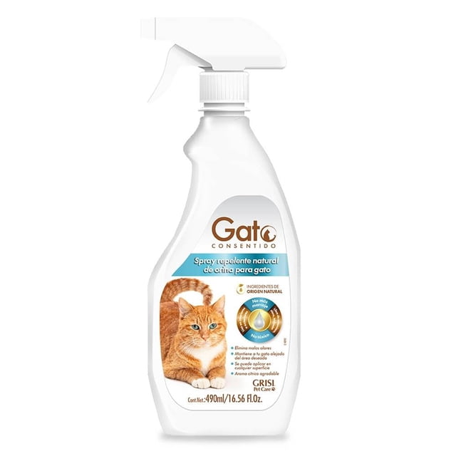Spray Repelente Gato Consentido Natural para Orina de Gato 490 ml