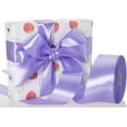 thumbnail image 2 of 50 Yards 1 1/2 Inch Violet Tulip Satin Ribbon, Single Face Polyester Solid Color Craft Fabric Ribbon for Handmade Roses, Gift Wrapping, Bouquets, Wedding, Christmas, and Party Decoration, 2 of 11