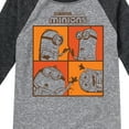 thumbnail image 3 of Despicable Me Minions - Minions Grid  - Toddler & Youth Raglan Graphic T-Shirt, 3 of 5