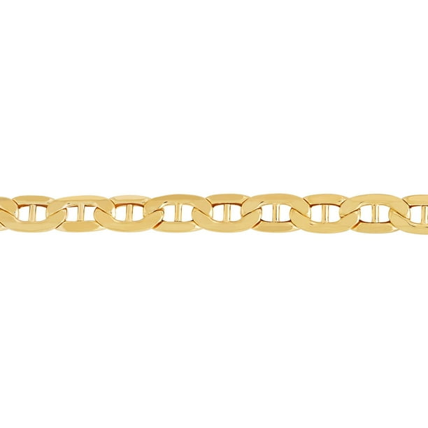 Beveled Mariner Chain Link Necklace in 14K Gold - Samsclub.com