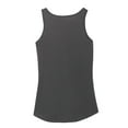 thumbnail image 2 of Big Size Aloha Hawaii Graphic Lady's Core Cotton Tank Top - Charcoal XL, 2 of 2