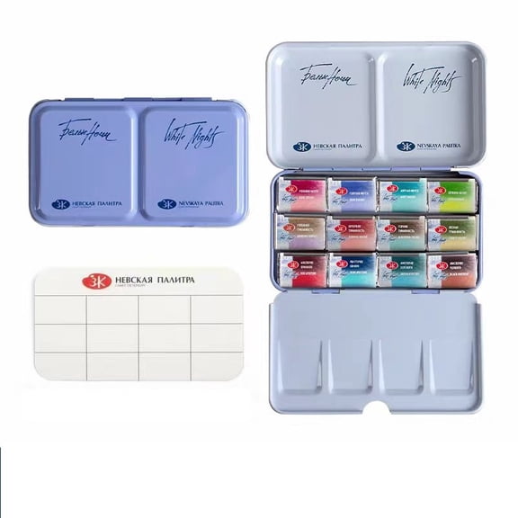 White Nights Limited Edition Granulation Metamorphoses Watercolor Collection of Professional Artist Grade Paints