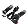 thumbnail image 4 of Juego de puños de acelerador giratorio para vehículos eléctricos, color gris, compatible con 12 V-99 V, sin indicador de triple velocidad, 4 of 8