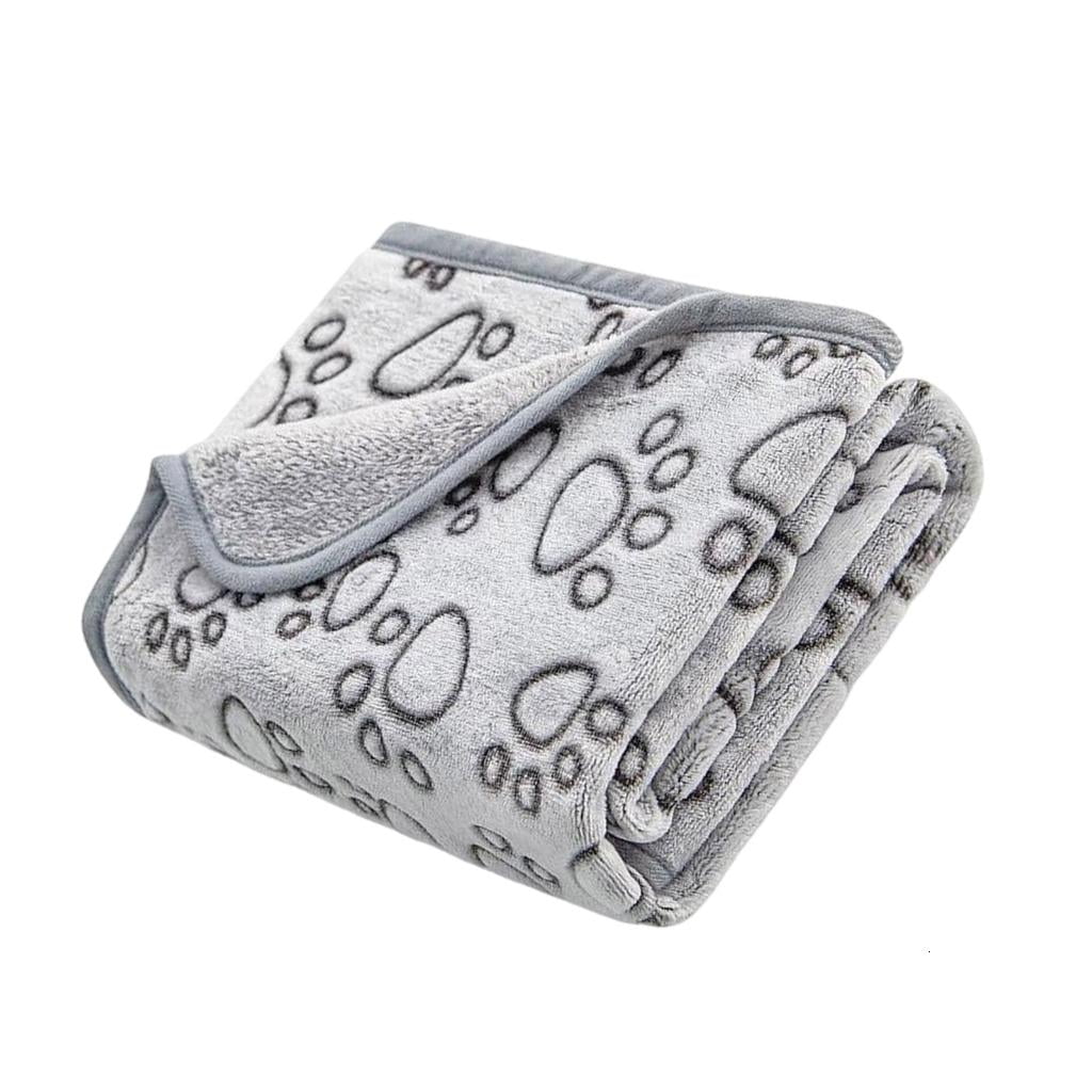 WIND LAND Warm Fleece Dog Blanket Comfortable Easy to Wash Dog Kennel Plush Blannket