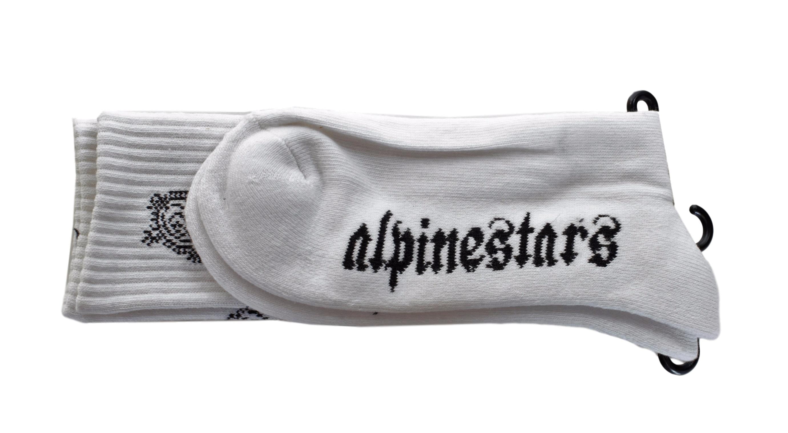 Alpinestars Mens OG Cali Cotton Athletic Socks White One Size