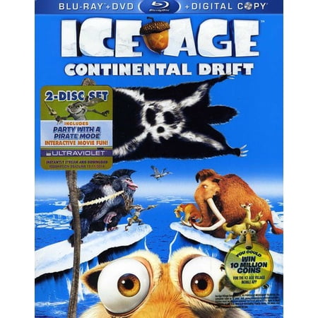 Ice Age 4: Continental Drift (Blu-ray + DVD + Digital Copy)