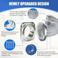 thumbnail image 5 of Magnetic Dryer Vent Coupling Kit-DV180 Airtight Seal Dryer Vent Connector Kit, Quick Connect/Disconnect with 4" x 3.3ft Duct & 2 Clamps, Easy to Clean & Install Connector for Dryer Venting, 5 of 8