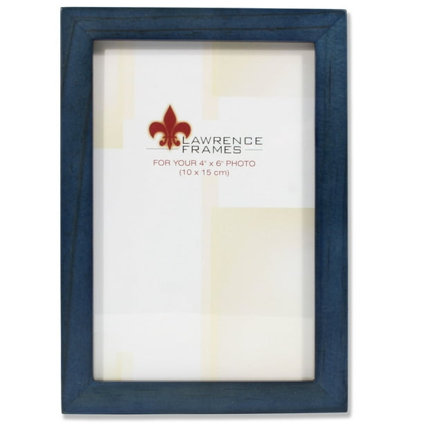 Lawrence Frames Wood Picture Frame, Blue