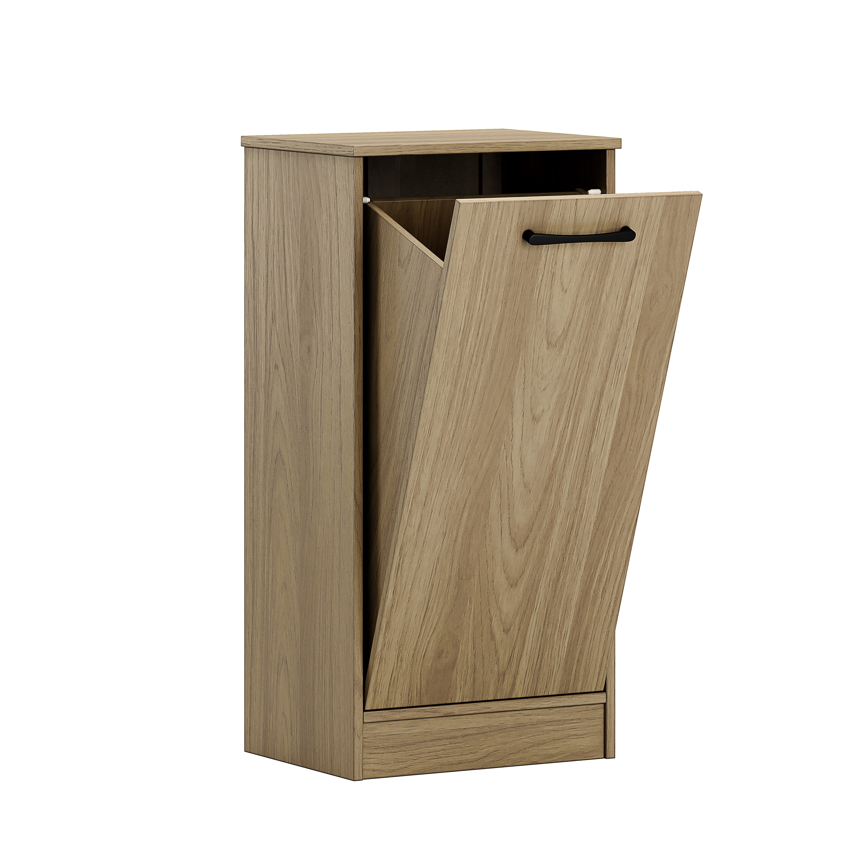 Mainstays Ardent Tilt-Out Laundry Hamper Cabinet, Euro Oak