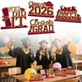 thumbnail image 2 of 4Pcs 2026 Graduation Decorations Wooden Table Centerpiece Class of 2026 Graduation Table Decorations Tabletop Tiered Tray Decor for Congrats Grad Party Decor Supplies, 2 of 4