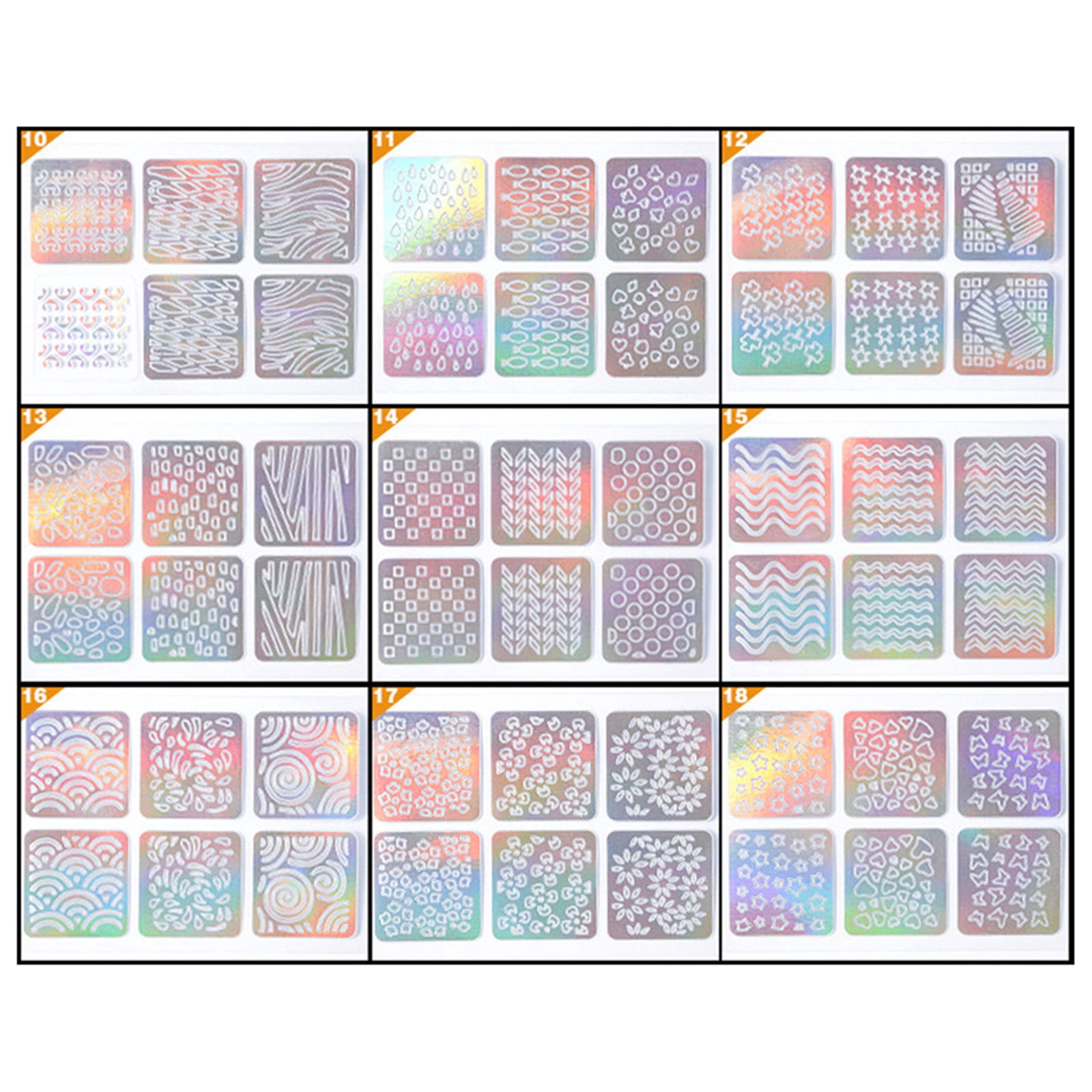 3d Stickers Nails Chinese Letter Nail Stickers Nail Decals for Acrylic Nails Stickers Large Baby Nail Sticker Nail Wrap Stickers Gel Nail Initial Letters Designer Nail Stencils Stickers Nails Kids