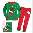thumbnail image 1 of Pijamas de Navidad para bebés y niñas, conjunto de pijamas de Navidad de Papá Noel, ropa de dormir de algodón para niños pequeños, ropa de dormir de Año Nuevo para niños, conjunto informal, 1 of 4