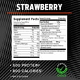thumbnail image 5 of GNC AMP Mass XXX, Clinically Proven Weight Gainer Protein Powder With Micronized Amino Acids, Creatine, Betaine, 780 Calories, 50g Protein, Strawberry, 13 Servings, 5 of 7